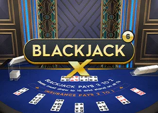 Blackjack X 6 - Azure - POWERPLAY128
