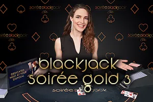 Blackjack Soirée Gold 3 - POWERPLAY128