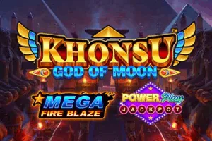 Mega Fire Blaze: Khonsu God of Moon PowerPlay Jackpot - POWERPLAY128